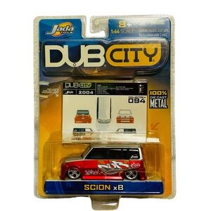 Jada Dub City Scion xB 1:64 Red & Silver